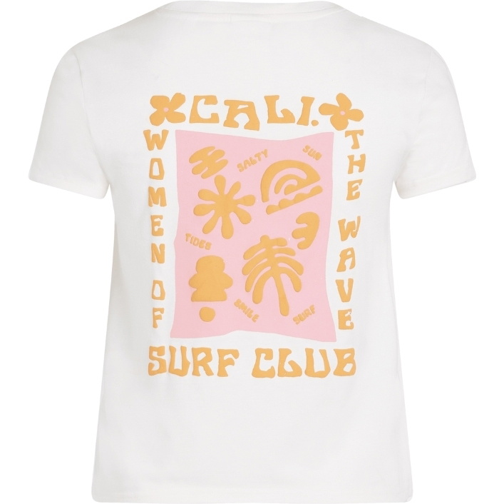 2025 O'Neill Womens Women of the Wave T-Shirt 1850214 - Dusty Vanilla